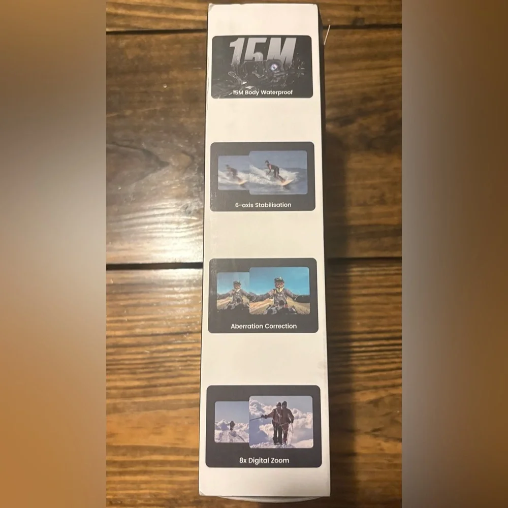 Black Underwater Action Camera